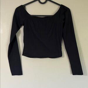BDG Black Long Sleeve Blouse